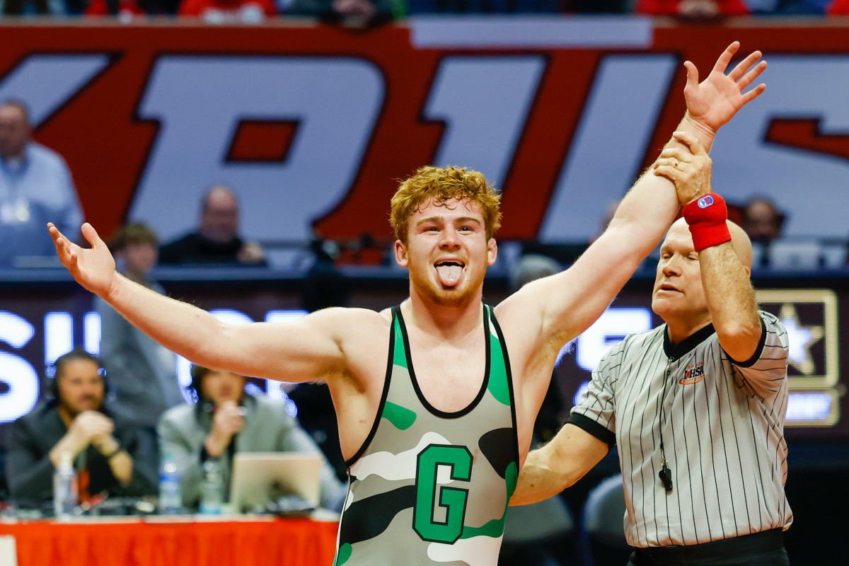 Illinois state wrestling championships February 18 2023 Nate Latsch 15361
